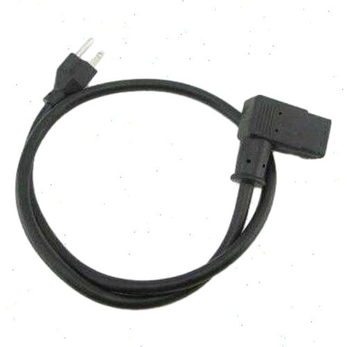 120789 36 Inch Black Power Cord 14/3 AWG 120V for Standard 3 Prong Devices