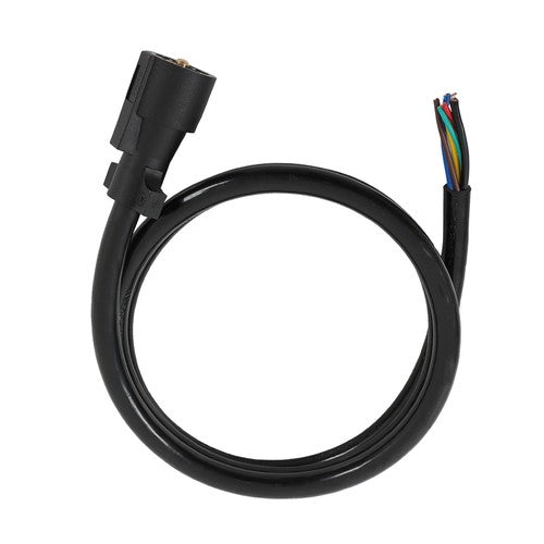 DURAFORCE 6 Feet 7-Pin 7-Way Trailer Cable Cord Wire Harness Light Plug Connector