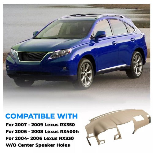 Dashboard Molded Dash Cover for 2004-09 Lexus RX330 R350 Without Center Speaker Hole