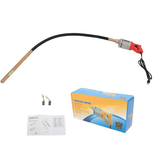 DURAFORCE Electric Concrete Vibrator Concrete Vibrabrater with 5 FT Copper Shaft US
