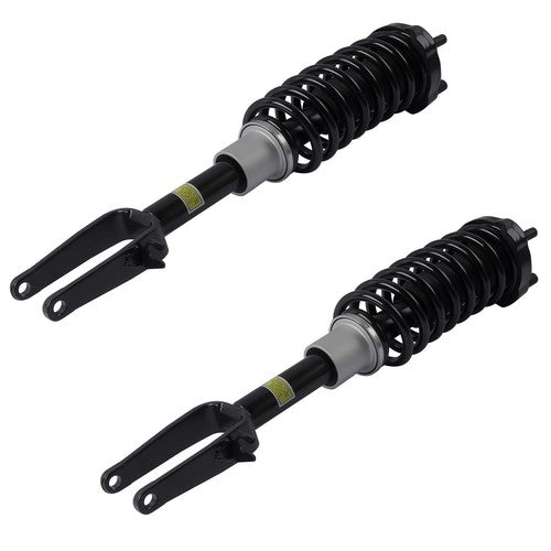 DURAFORCE Pair Front Shock & Coil Spring Assembly For Mercedes W211 S211 E350 4Matic 06-09