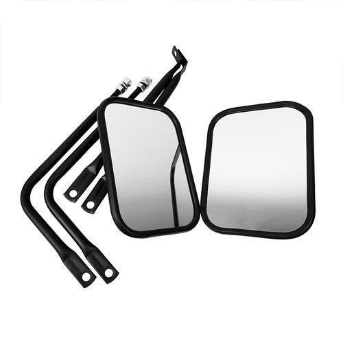 DURAFORCE For Jeep Wrangler JK CJ YJ TJ JL Door Off Quick Release Side Hinge View Mirrors