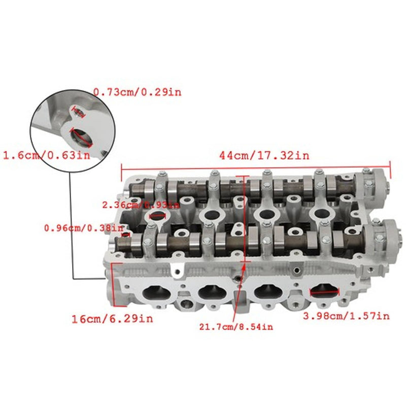 DURAFORCE Complete Cylinder Head Assembly For Chevrolet Aveo 2004-2006 2007 1.6L 96446922