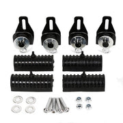 DURAFORCE Saddlebags Saddle Bag Conversion Brackets w/ Hardware For Harley Softail 84-17