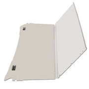 DURAFORCE For EZGO Medalist TXT 1994-2014 Tinted Fold Down Golf Cart Windshield Windscreen