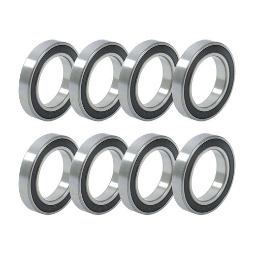 DURAFORCE 10Pcs 6907-2RS Bearings 35×55×10mm Double Rubber Seals Deep Groove Ball Bearing