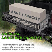 DURAFORCE Rear Cargo Bed Extender Accessories For Honda Pioneer 700-4 & 1000-5 2016-2024