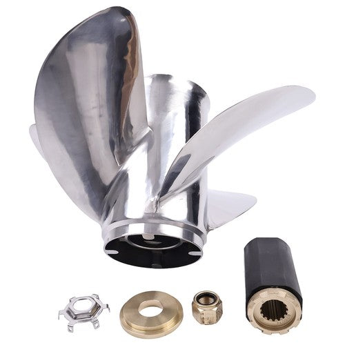 DURAFORCE Impeller 48-8M0151321 For Mercury Revolution 4 Propeller 19" Pitch Right Hand