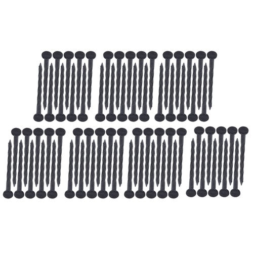 DURAFORCE Garden Spiral Landscape Spikes 70PCS 8 Inch Plastic Landscape Anchoring Spikes