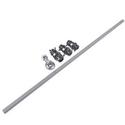 DURAFORCE Black U Joint 36" Steel Steering Shaft w/ 3/4" DD Steering Shaft Support Bearing