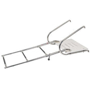 DURAFORCE USA 3-step Stainless Steel Ship Ladder With Platform Marine With Telescoping