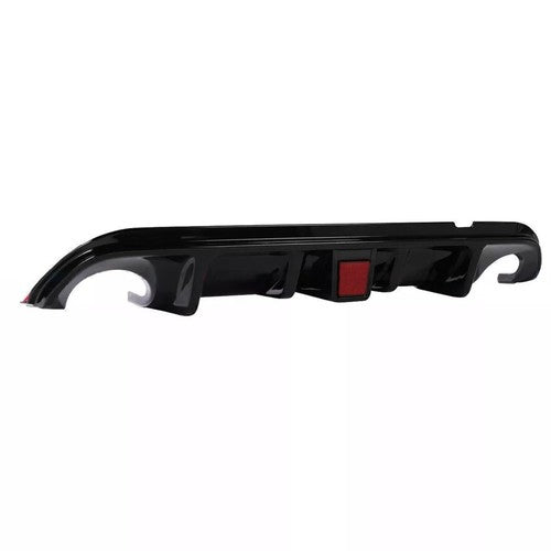 DURAFORCE Rear Bumper Diffuser W/ LED Brake Light for 2014-2017 for Infiniti Q50 Black