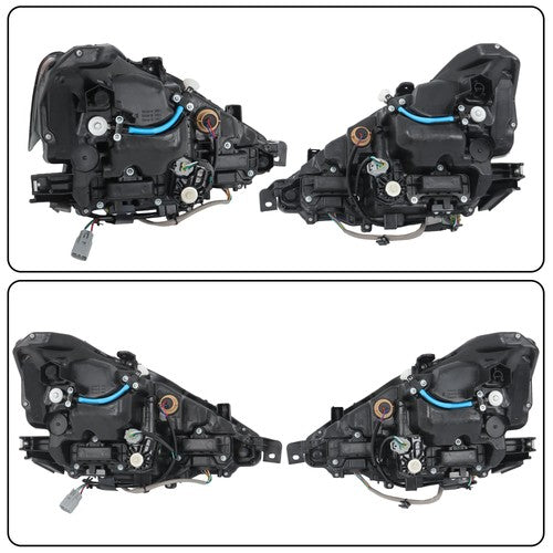 DURAFORCE LH&RH For Lexus IS250 IS200T IS300 IS350 2014-2016 LED Type Projector Headlights