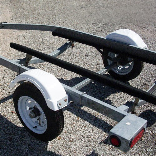 Set of 2 PWC Jet Single Axle Trailer Fenders with Step for 8-12 Inch Tire