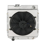 DURAFORCE For 1960-1965 Ford Falcon Ranchero V8 3 Row Radiator+Shroud+Electric Fan+Relay