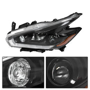 DURAFORCE For 2018 Nissan Murano LH+RH Headlights Headlamps Clear Lens Halogen w/ LED DRL