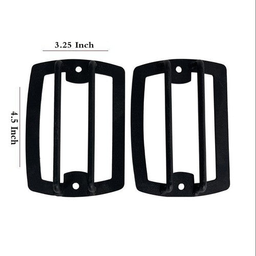 DURAFORCE Front Bumper Turn Signal Light Guard Cover Side for Jeep Wrangler YJ 1987-1996