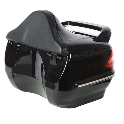 DURAFORCE 28L Universal Motorcycle Trunk Scooter Tail Box Helmet Luggage Case w/Tail Light