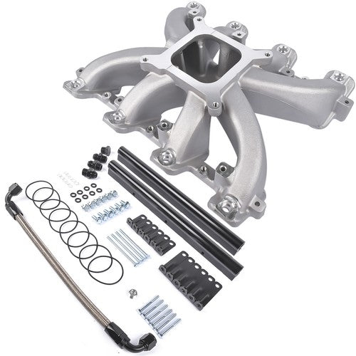 DURAFORCE Single-Plane EFI Intake Manifold w/ Fuel Rails 300-137 For GM Gen LS1 LS2 LS6