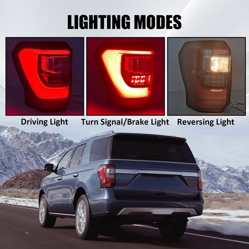 DURAFORCE LED Tail Light Driver Side for Ford Expedition 2018-2022 Left Tail Lamp