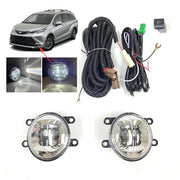DURAFORCE LED Fog Driving Lights Set For 2021-2025 2023 TY Sienna Harness Switch Kits Pair