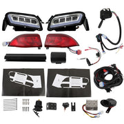 DURAFORCE New For Club Car Tempo Golf Cart LED Headlight & Tail Light Kit 2018+