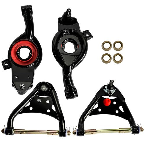 DURAFORCE Tubular Upper Lower Control Arms w/ Ball Joints for Chevy Impala Bel Air 1965-70