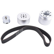 DURAFORCE Belt Drive Pulley Kit for Small Block Chevy 283 327 350 383 400 LWP 5/8" Shaft