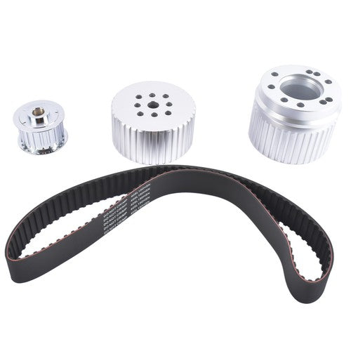 DURAFORCE Belt Drive Pulley Kit for Small Block Chevy 283 327 350 383 400 LWP 5/8" Shaft