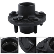 DURAFORCE Black 2 Trailer Idler Hub Kits 5 on 4.5" For 2000 lbs Axle 1-1/16" bearings
