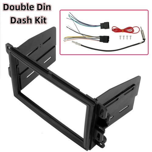 DURAFORCE Double Din Dash Kit Stereo Radio Wire Harness for Buick Chevy 06 14