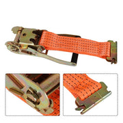 DURAFORCE 4PCS 15' E Track Ratchet Tie Down Strap Truck Trailer Enclosed Cargo Van Straps