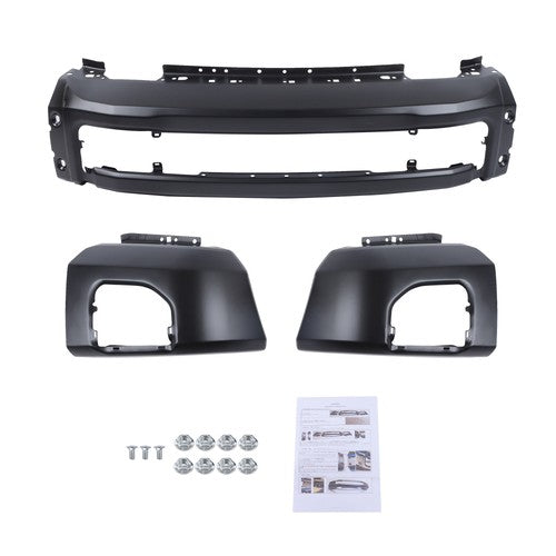 DURAFORCE Durable Steel For Ford F-250 F-350 2020 2021 2022 Front Bumper Split-type Black