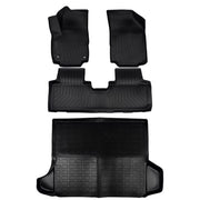 DURAFORCE Floor Mats + Cargo Trunk Mat Set for Chevy Equinox GMC Terrain 1.5L 2018-2024
