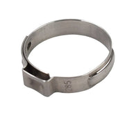 DURAFORCE 1" 50pcs Stainless Steel Clamp Cinch Ring Crimp Pinch Fitting Tubing