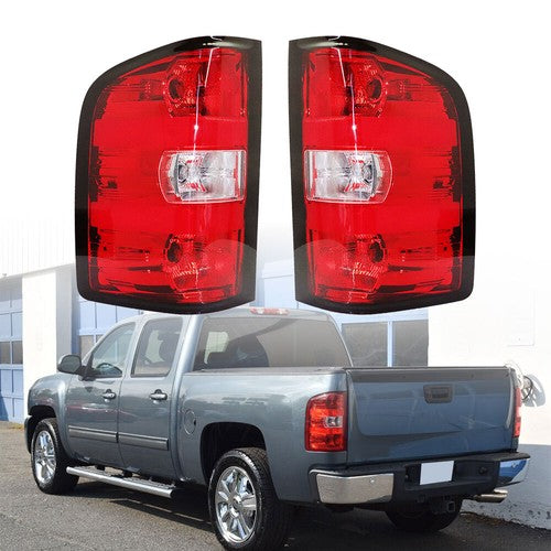 DURAFORCE Tail Light For 2007-13 Chevy Silverado Pickup Brake Lamp Rear Left & Right Side
