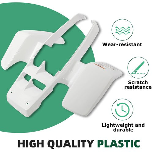 DURAFORCE For 1987-2006 Yamaha Banshee YFZ 350 Front Fender Plastic kits WHITE