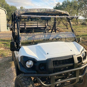DURAFORCE Flip Windshield Scratch Resistant For 2015+ Kawasaki Mule Pro FXT /DXT /DX /FX