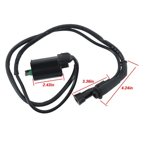 DURAFORCE Fit FOR Honda VT600 Shadow VLX 600 1988-2007 Ignition Coil & Spark Plug Cap