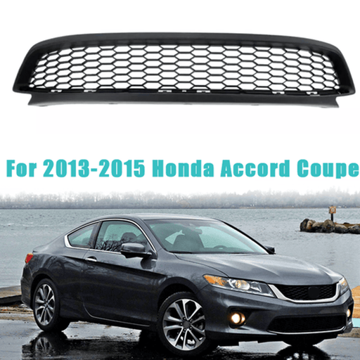 DURAFORCE For 2013-2015 Honda Accord Coupe Front Bumper Lower Black Grille Grill HO1036115