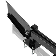 DURAFORCE For Grilling Universal Powder Coated Black Bumper-Mounted Swing Arm Assembly