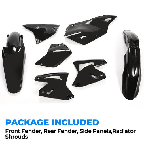Black Plastic Fairing Bodywork Kit for Suzuki DRZ 400 DRZ400E DRZ400ES