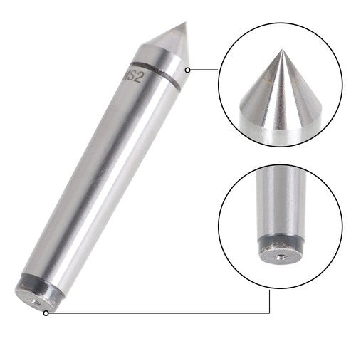 DURAFORCE MT2 Carbide Tipped Lathe Dead Point Center Morse Taper #2 60 Degree Point New