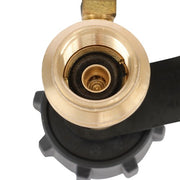 DURAFORCE 4-PCS QCC1 Inflation Joint Gas Tank Copper Converter Head POL Joint Propane