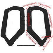 DURAFORCE Soft Upper Doors Windows Set for 2020-2025 Kawasaki Teryx KRX 1000