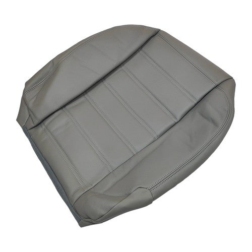 Front Driver Side Bottom Leather Seat Cover Gray for Hummer H2 2003 2007