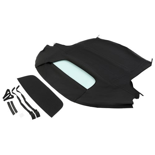 DURAFORCE Convertible Soft Top w/Glass Window Black Vinyl For Honda S2000 2002-2009