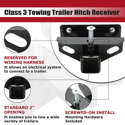Rear Trailer Tow Hitch Receiver for Dodge Ram 2003 2018 1500 2003 2013 2500 3500