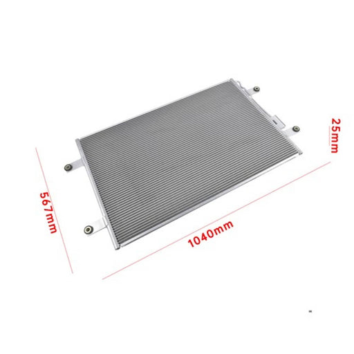 DURAFORCE A/C Air Conditioning Condenser w/ Bracket for Freightliner Cascadia 2018 & Newer