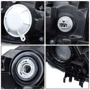 DURAFORCE For Nissan Maxima 2009-2014 LH+RH Headlight Headlamps Clear w/Sport Pkg HID Type